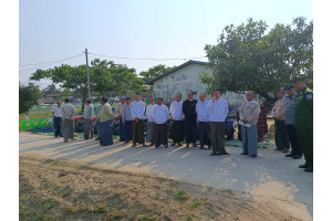 ရခိုင်ပြည်နယ်ဝန်ကြီးချုပ် ပြည်နယ်အစိုးရရန်ပုံငွေဖြင့်ဝယ်ယူသည့် လယ်ယာသုံးစက်ကိရိယာများရောက်ရှိနေမှုနှင့်တပ်ဆင်ပြီးစီးမှုအခြေအနေအား ကြည့်ရှုစစ်ဆေး