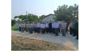 ရခိုင်ပြည်နယ်ဝန်ကြီးချုပ် ပြည်နယ်အစိုးရရန်ပုံငွေဖြင့်ဝယ်ယူသည့် လယ်ယာသုံးစက်ကိရိယာများရောက်ရှိနေမှုနှင့်တပ်ဆင်ပြီးစီးမှုအခြေအနေအား ကြည့်ရှုစစ်ဆေး