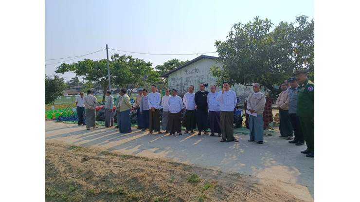 ရခိုင်ပြည်နယ်ဝန်ကြီးချုပ် ပြည်နယ်အစိုးရရန်ပုံငွေဖြင့်ဝယ်ယူသည့် လယ်ယာသုံးစက်ကိရိယာများရောက်ရှိနေမှုနှင့်တပ်ဆင်ပြီးစီးမှုအခြေအနေအား ကြည့်ရှုစစ်ဆေး